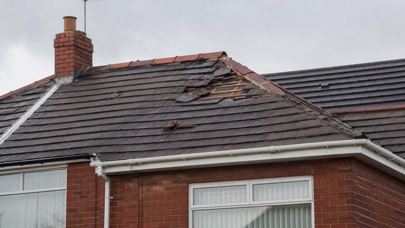 Roof damage after strong winds?